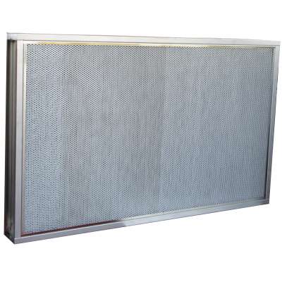 99.995% 400degree SS frame high temperature HEPA air filter for chemical industry