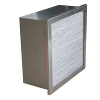 H14 Aluminum Foil Separator High Temperature Disposable Terminal Hepa Filter