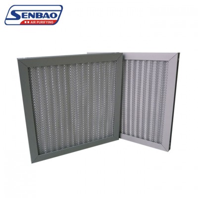 Washable dust collector panel air filter