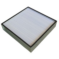 Aluminum material pleated high efficiency air purifier hepa filter