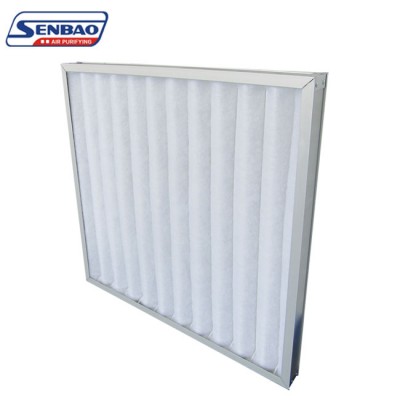 Washable Synthetic Fiber Pleated Panel Air Filter