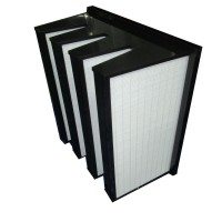 HVAC System W Bank Plastic Medium Efficiency V Bank Air Filter