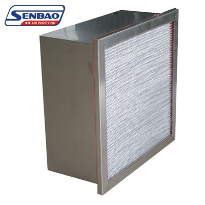 Deep-pleat Structure High Efficiency Air Filter HEPA