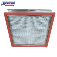 Heat resistance deep pleated fiberglass Air Purifier H13(EN779) used in ultraclean oven air filter